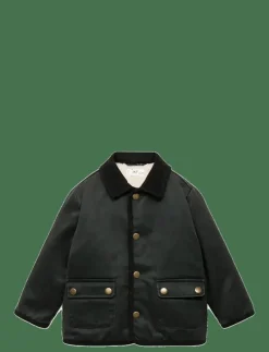 Waxed-effect parka - Parkas|Mango Online