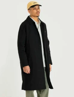 Woodbird WBWing Nylon Coat - Tunna kappor BLACK