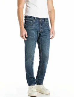 Replay WILLBI Trousers REGULAR_SLIM Original - Slim jeans DARK BLUE Best
