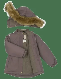 Winter Jacket waist Solid w. Fake F - Vinterjacka|mikk-line Online