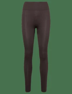 ZEBDIA Women Seamless Plain Leggings - Träningstights BLACK COFFEE Hot