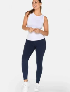 ZEBDIA Women Seamless Tank Top "Rib" - Linnen BRILLIANT WHITE New