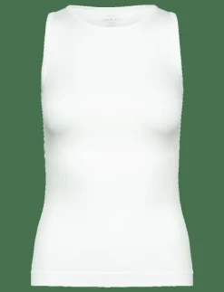 ZEBDIA Women Seamless Tank Top "Rib" - Linnen BRILLIANT WHITE New