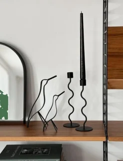 Cooee Design Woody Bird High - Skulpturer & Porslinsfigurer BLACK STAINED Clearance