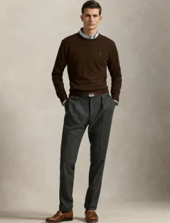 Polo Ralph Lauren Wool Crewneck Sweater - Rundhalsad CACAO BROWN HEATH Best