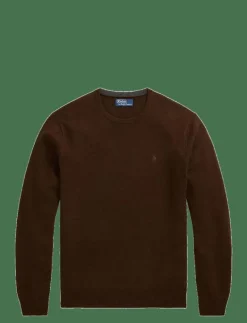 Polo Ralph Lauren Wool Crewneck Sweater - Rundhalsad CACAO BROWN HEATH Best