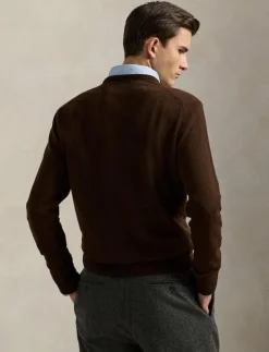 Polo Ralph Lauren Wool Crewneck Sweater - Rundhalsad CACAO BROWN HEATH Best