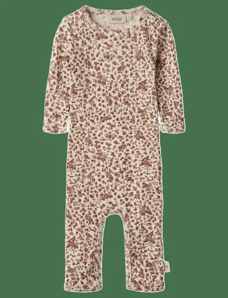 Wool Jumpsuit L/S Haven - Långärmad bodysuit|Wheat Clearance