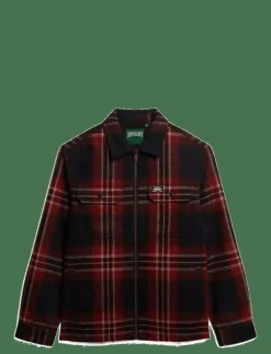 WOOL MILLER ZIP OVERSHIRT - Jackor & rockar|Superdry Best