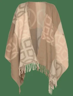 WOOL MONOGRAM PONCHO - Ponchos & capes|GANT Clearance