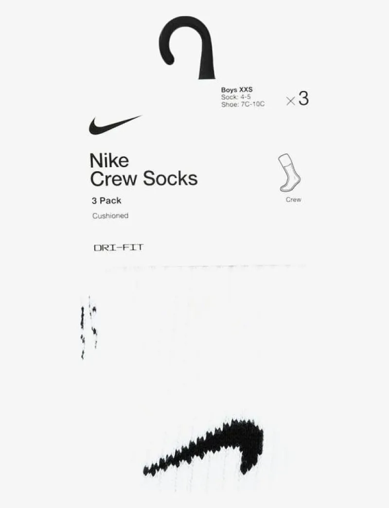 3W-3PK CREW SOCK - Strumpor & Tights|Nike New