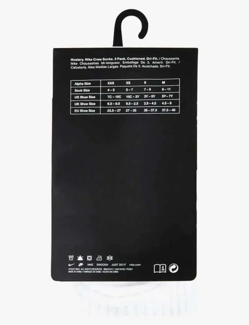 3W-3PK CREW SOCK - Strumpor & Tights|Nike New