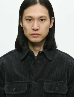 WOOD WOOD WWClay overshirt 25188 - Jackor & rockar BLACK SAND Clearance