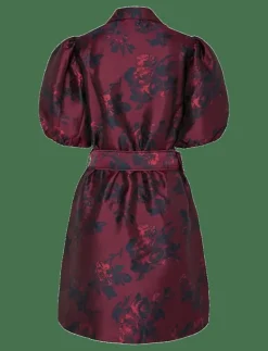 ANKI 2/4 WRAP DRESS - Korta klänningar|YAS New