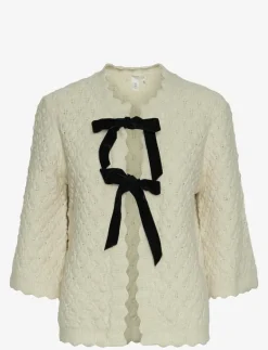 YAS EGSA 3/4 KNIT CARDIGAN S. - Koftor BIRCH Hot