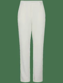 YAS IZZIE HW STRAIGHT PANT S. - CELEB - Raka byxor STAR WHITE Clearance