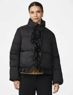 YAS MALINO PADDED JACKET S. - Dun- & vadderade jackor BLACK New