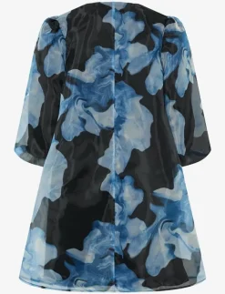 YAS ROMINA LS DRESS - SHOW - Korta klänningar METHYL BLUE Hot