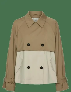 YAS TURBO SHORT TRENCHCOAT - Trenchcoats LEAD GRAY Best